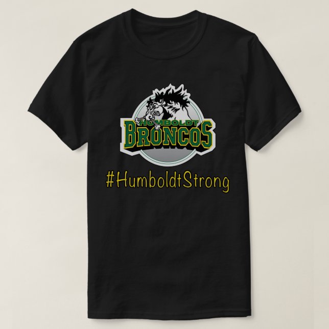 Humboldt Broncos <3 T-Shirt Essencial (Frente do Design)