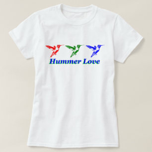 Hummer Adora Camisa De Hummingbird Para Cores Clar