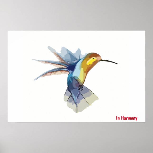 Humming Bird Poster (Frente)