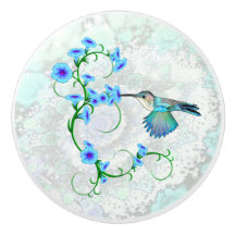 Hummingbird com as Glórias da Manhã