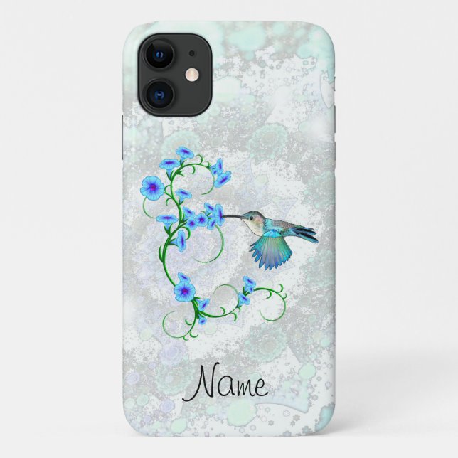 Hummingbird com capas de iphone de Casal de Flores (Verso)