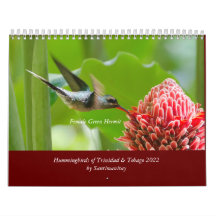 Hummingbird de Trinidad e Tobago 2022 Calendário