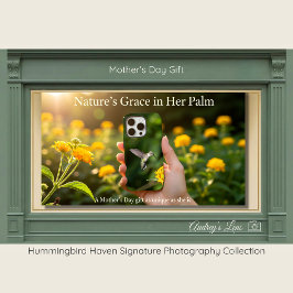 Hummingbird | Lantana Art Phone Case Mother's Day