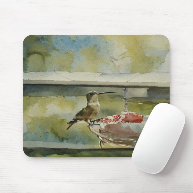 Hummingbird no Mousepad da Janela (Com mouse)