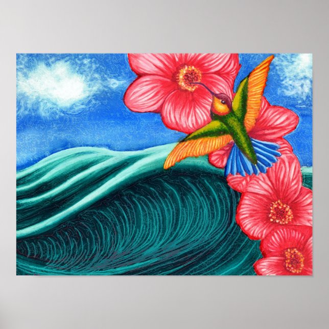 Hummingbird OceanPrint, Poster Paper (Matte) (Frente)