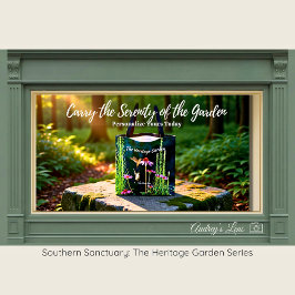 Hummingbird & Pink Coneflower Botanical Tote