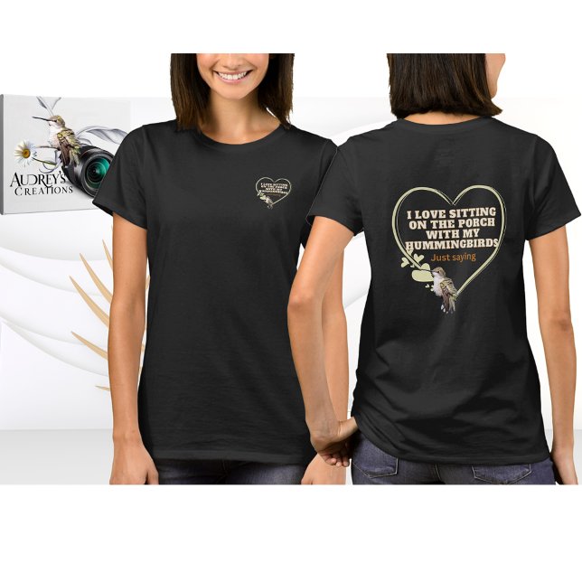 Hummingbird T-Shirt Black (Criador carregado)
