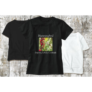 Hummingbird T-Shirt Flor Cardeal