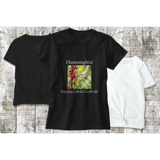 Hummingbird T-Shirt Flor Cardeal
