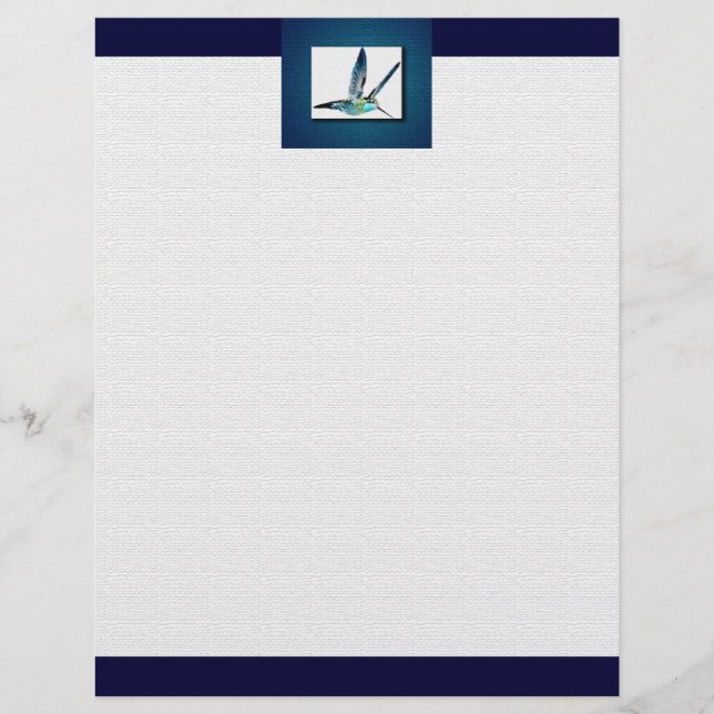 Hummingbird Trocado por Azul (Frente)