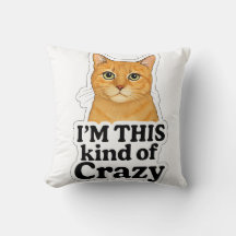 - “Humor de Amante de Gatos Almofada – Design de G