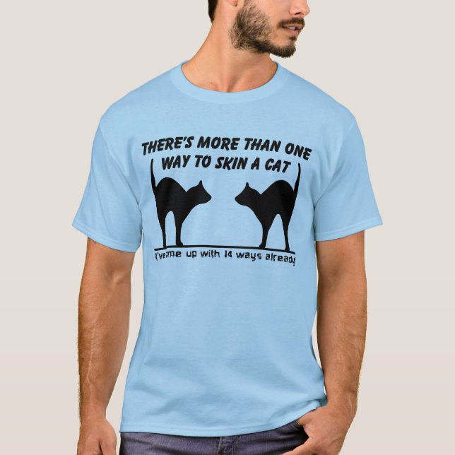 Humor De Camisa Engraçado De Gato (Frente)