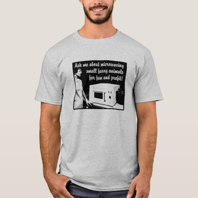 Humor De Camisa Engraçado De Micro-Ondas Furtivas (Frente)