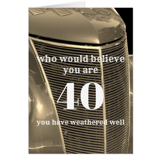 humor de cartão de aniversário personalizado perso (Frente)