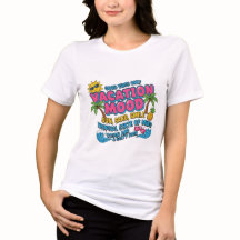 Humor de Férias – Camiseta Típográfica Motivaciona