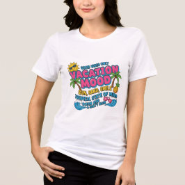Humor de Férias – Camiseta Típográfica Motivaciona