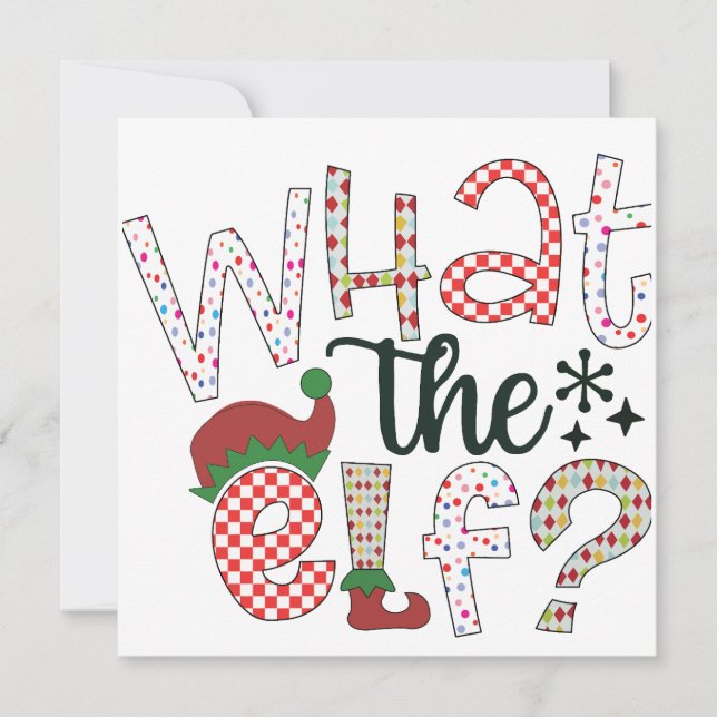 Humor de Natal: Que Elfo? (Frente)