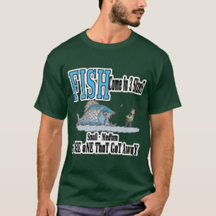Humor engraçado da pesca da camisa da pesca que