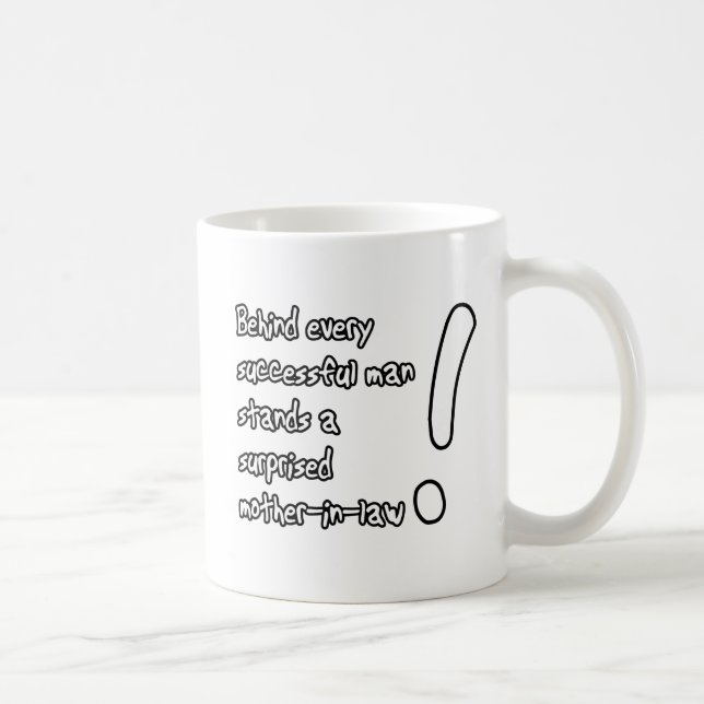 Humor engraçado surpreendido da caneca da sogra (Direita)