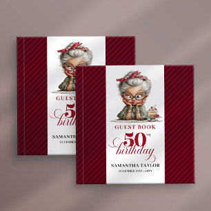 Humor fantasioso livro de visitas de celebração de