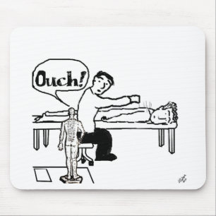 Humor Mousepad da acupunctura