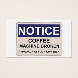 Humor Quebrado Pela Máquina Do Café