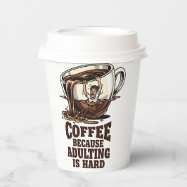 Humor Relacionável de Adulto Amante de Café
