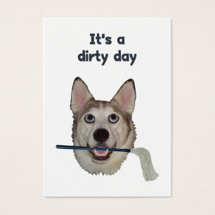 Humor sujo do xixi do cão do dia