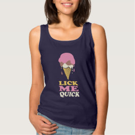 Humor verão sorvete derretendo lamber-me camisa rá