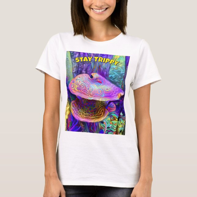 Humorous “Stay Trippy” T-shirt (Frente)