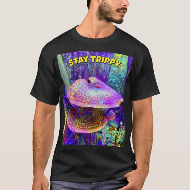 Humorous “Stay Trippy” T-shirt (Frente)
