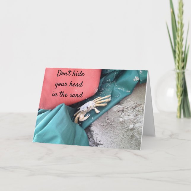 HUMOSO **70 ANIVERSÁRIO** CARTÃO PRAIA (Frente)