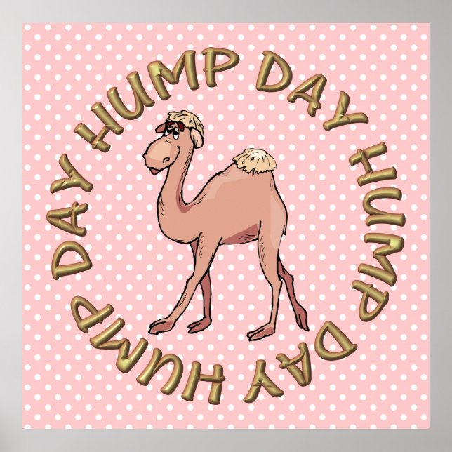 Hump Day Camel Art Poster (Frente)