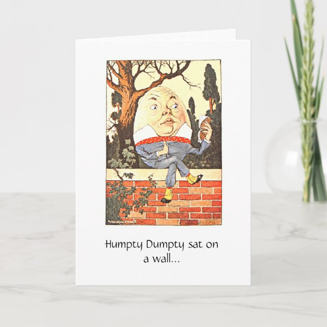 Humpty Dumpty, cartão (Frente)