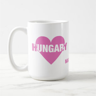Hungria Amor Nome personalizado canecas