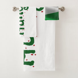 Hungria Amor Nome personalizado toalha