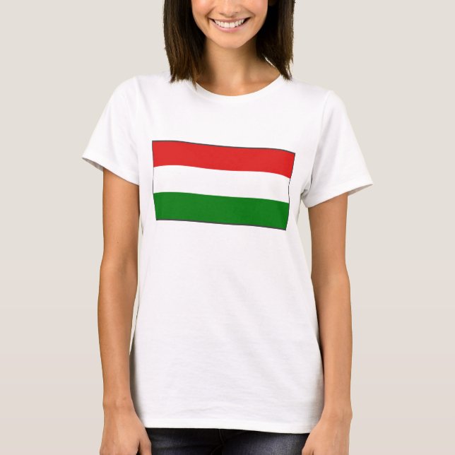 Hungria Flag x Map T-Shirt (Frente)