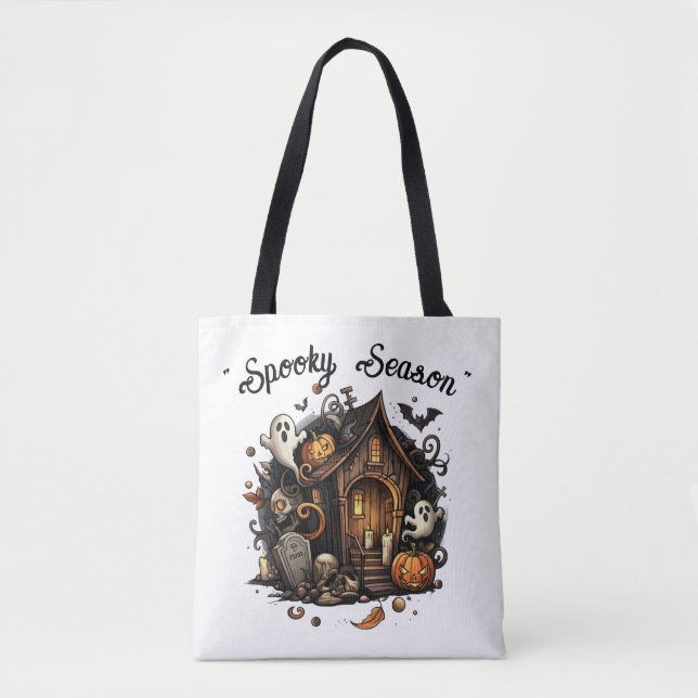 Hunted House Spooky Season Essentials Bolsa (Frente)