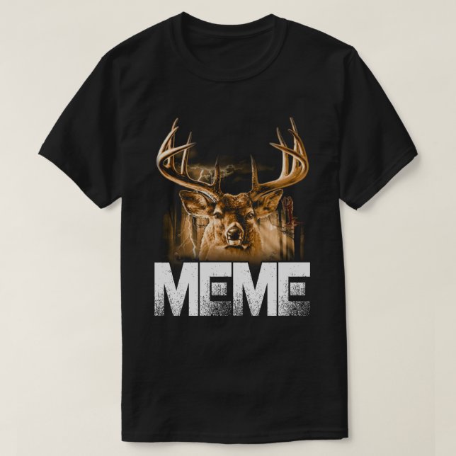 Hunter Meme T-Shirt Engraçado Papá Caçando Padre G (Frente do Design)