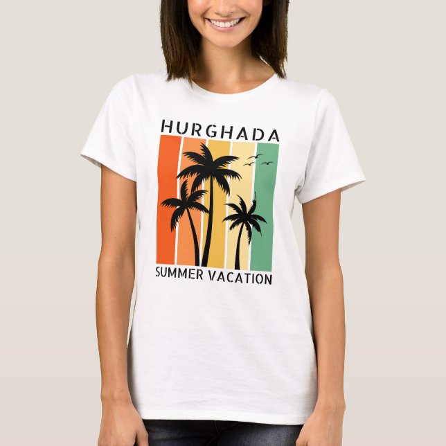 Hurghada Summer Vacation T-Shirt (Frente)
