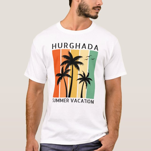 Hurghada Summer Vacation T-Shirt (Frente)
