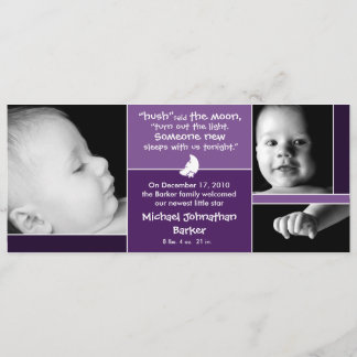 Hush disse o anúncio de nascimento da lua