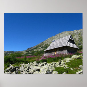 Hut no Vale dos Cinco Ponds, Tatras Poster