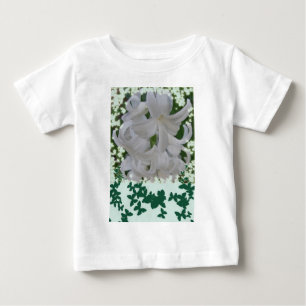 Hyacintos brancos e borboletas Criança T-shirt be