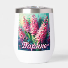 Hyacintos Rosa Hyacinth Floral Personalizado
