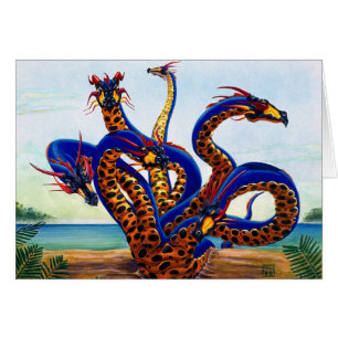 Hydra no cartão Praia