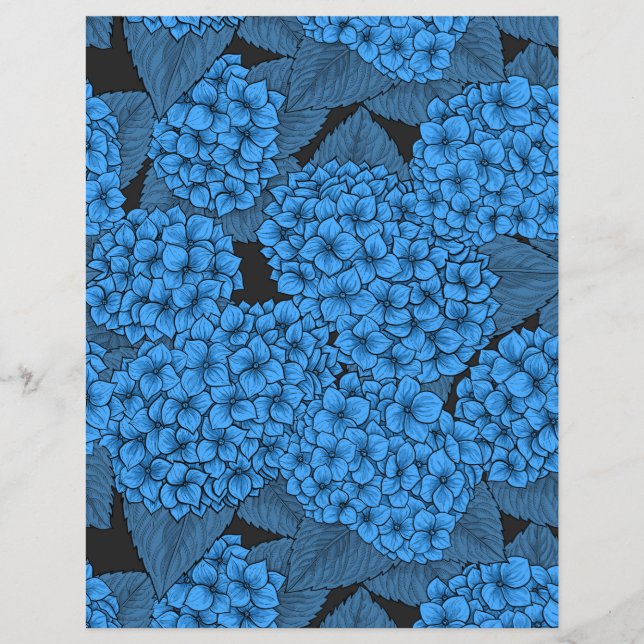 Hydrangea azul (Frente)