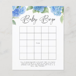 Hydrangea Baby Bingo Games