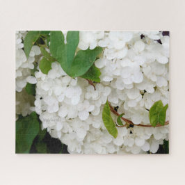 Hydrangea branca 16 x 20 Quebra-cabeça por jjhelen