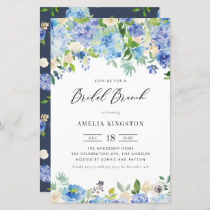 Hydrangea Bridal Brunch Invital